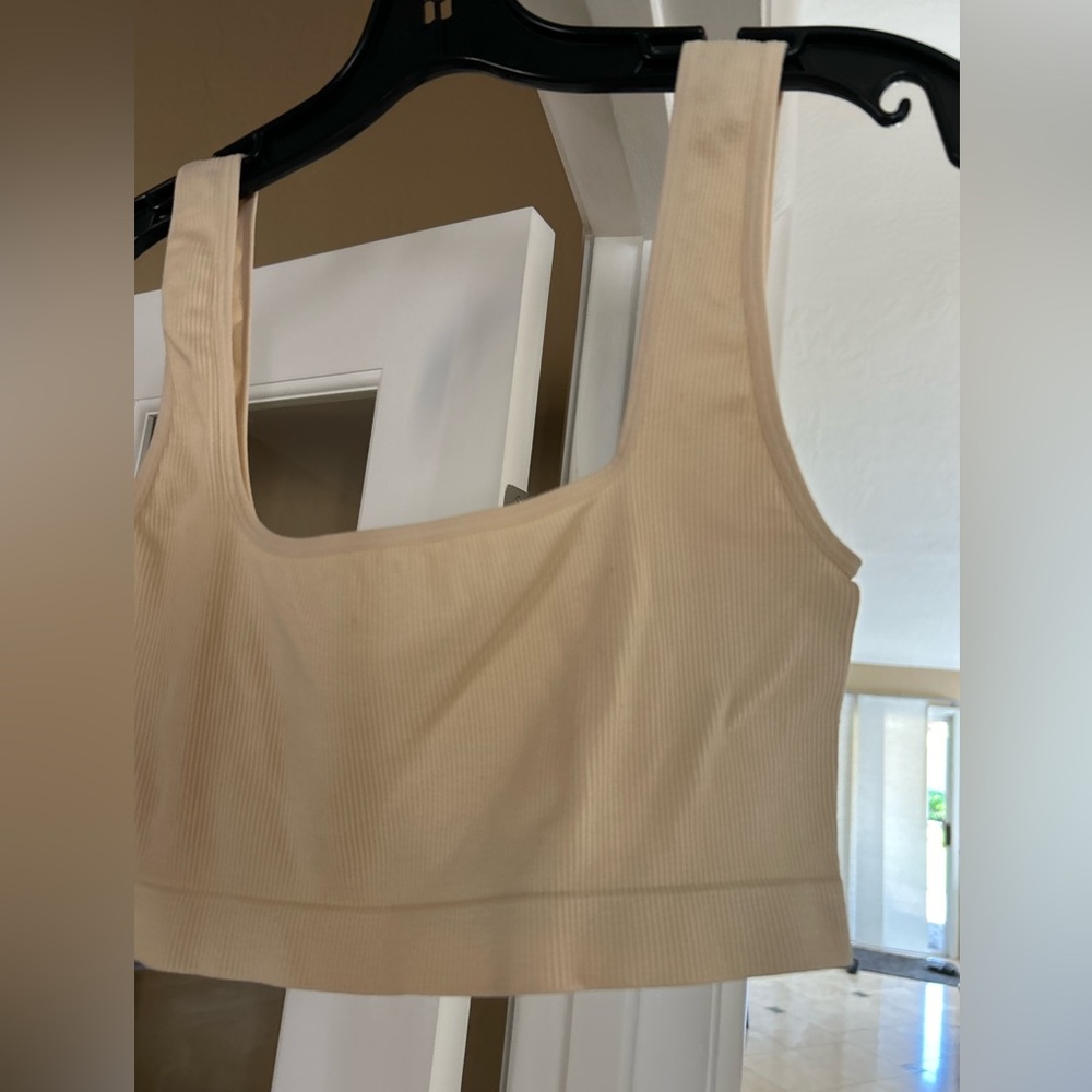 Stretchy spandex bra top